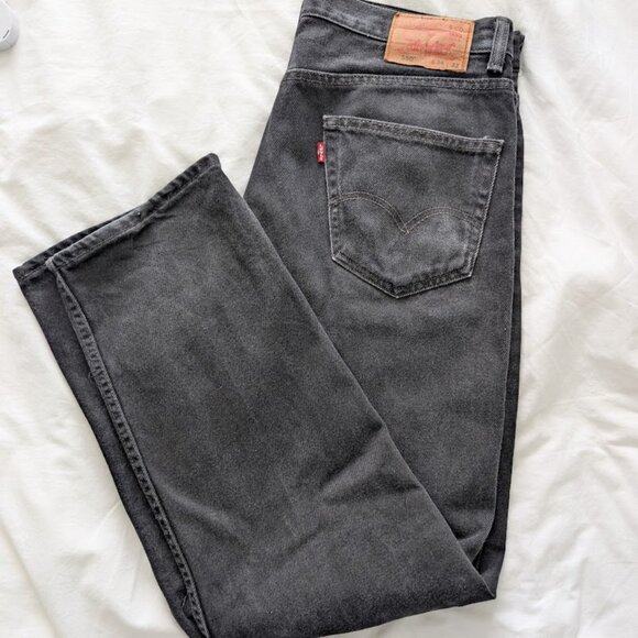 Levi’s 550 Black Relaxed Fit Jeans – Size 34x42 - Picture 1 of 9